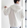 Clothing The Korean Fashion | Two Piece Hooded Sweatshirt White